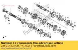 geen beschrijving beschikbaar op dit moment van Honda, met onderdeel nummer 23501KZZ900, bestel je hier online: