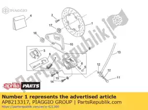 Piaggio Group AP8213317 disco freno posteriore - Il fondo