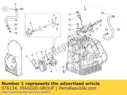 Here you can order the oil pump from Piaggio Group, with part number 976134: