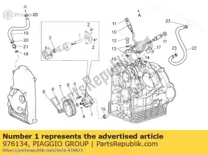 Piaggio Group 976134 oil pump - Bottom side