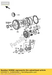 oliekeerring kh100-a4 van Kawasaki, met onderdeel nummer 92050071, bestel je hier online: