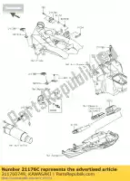 211760749, Kawasaki, sensor, zuurstof kawasaki z eversion d  b c a sugomi edition special e version abs zr800 f z800 bds dds ads cds bef def z800e 800 , Nieuw