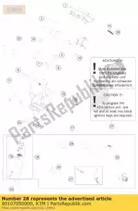 ktm 60107050000 blocco sedile - Il fondo