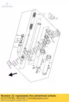 5112137F00, Suzuki, arbusto, diapositiva suzuki gsx rm sv 250 1000 1400 2001 2002 2003 2004 2005 2006 2007, Nuevo