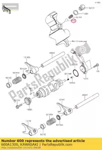 kawasaki 600A1300 bola, acero, 13/32 