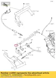 Qui puoi ordinare 01 parentesi da Kawasaki , con numero parte 110562673: