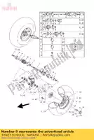 3HN2510J0000, Yamaha, joint double 0ff yamaha yfm 250 400 2000 2001 2002 2003 2004 2005, Nouveau