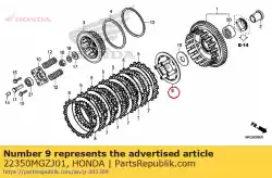 Here you can order the plate, clutch pressure from Honda, with part number 22350MGZJ01: