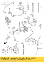 3774048071, Suzuki, Commutateur assy, ??sto suzuki gn 250 1985 1988 1989 1990 1991 1992 1993, Nouveau