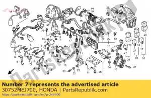 honda 30752MEJ700 cord assy., high tension(2) - Bottom side