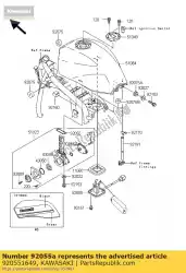 Here you can order the ring-o from Kawasaki, with part number 920551649: