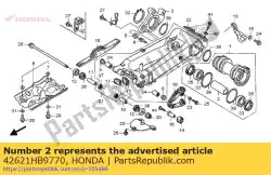 Ici, vous pouvez commander le col, rr. Essieu auprès de Honda , avec le numéro de pièce 42621HB9770: