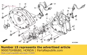 Honda 90007GHB680 bolt, flange, 6x28 (nshf) - Bottom side