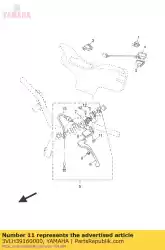 Here you can order the nut, lever fitting from Yamaha, with part number 3VLH39160000: