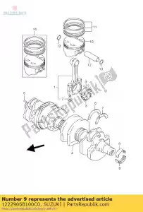 suzuki 1222906B100C0 lager c. as - Onderkant