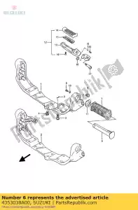 suzuki 4353038A00 podnó?ek bar fr - Dół