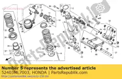 Tutaj możesz zamówić brak opisu w tej chwili od Honda , z numerem części 52403ML7003: