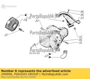 Piaggio Group 244998 noot - Onderkant