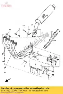 Yamaha 3GM148210000 arm, as (klep) - Onderkant