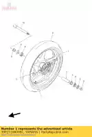 39P25168008L, Yamaha, odlewane ko?o, przód yamaha fz 800 2011 2012, Nowy