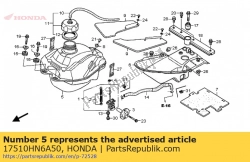 Honda 17510HN6A50, Tank comp,fuel, OEM: Honda 17510HN6A50