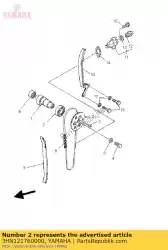 Ici, vous pouvez commander le pignon, chaîne à cames auprès de Yamaha , avec le numéro de pièce 3HN121760000: