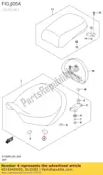 Ici, vous pouvez commander le coussin auprès de Suzuki , avec le numéro de pièce 4514940H00: