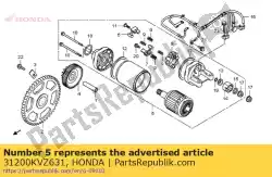 Aqui você pode pedir o motor de arranque em Honda , com o número da peça 31200KVZ631: