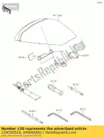 120CB0518, Kawasaki, soquete de parafuso, 5x18 comum kawasaki  h2 h2r 636 1000 2015 2016 2019 2021, Novo