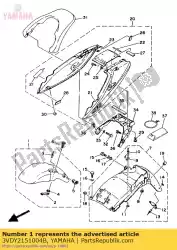 voorspatbord assy van Yamaha, met onderdeel nummer 3VDY2151004B, bestel je hier online: