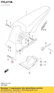 Suzuki 0916006135 washer,6.5x26x2 - Bottom side