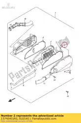 dop, luchtfilter van Suzuki, met onderdeel nummer 1374040JA0, bestel je hier online: