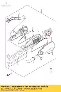 suzuki 1374040JA0 dop, luchtfilter - Onderkant