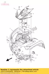 Here you can order the front fender assy from Yamaha, with part number 1SCF1500A000: