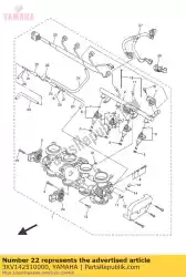 tepel van Yamaha, met onderdeel nummer 3XV142510000, bestel je hier online: