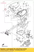 5P52470410UJ, Yamaha, boîte assy yamaha  fjr 1300 2016 2017 2018 2019 2020 2021, Nouveau