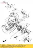 905602025400, Yamaha, spacer (36 l.) yamaha fj fzr 400 1100 1200 1985 1986 1987 1992, Nowy