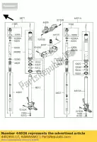 440260117, Kawasaki, spring-front fork zx1000e8f kawasaki zx 1000 2008 2009 2010, New