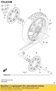 suzuki 5473114J00 spacer, fr hub b - Onderkant