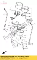 3EB835400000, Yamaha, conjunto tacômetro yamaha sr 500, Novo