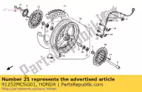 91252MCSG01, Honda, joint antipoussière, 34x52x10 honda st 1300 2002 2003 2004 2006 2007 2008 2009 2010, Nouveau