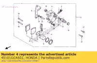 45101GC4601, Honda, caliper comp.,l. honda cr  r r2 cr80r 80 , New