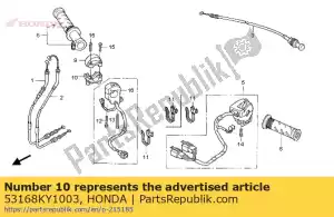 honda 53168KY1003 habitação, acelerador sob - Lado inferior