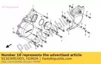 91303MEJ003, Honda, oring, 58x2,5 honda cb 1100 1300 2003 2005 2007 2008 2009 2010 2013, Nuovo