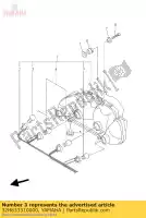 32H833310000, Yamaha, lampadina, lampeggiatore (12v-21w) yamaha fj xvz gts fjr xp xvztd venture royal fja gtsa fjra t max xpa 1200 1300 1000 500 12 13, Nuovo