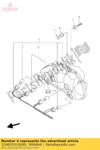 Yamaha 32H833310000 lampadina, lampeggiatore (12v-21w) - Il fondo