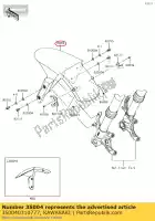 350040310777, Kawasaki, voorspatbord, l.groen kawasaki zx6r ninja r zx 6r abs zx636 636 se 600 , Nieuw