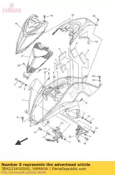 Here you can order the damper 1 from Yamaha, with part number 3B4215410000: