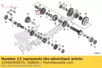 23456HN5670, Honda, arruela, trava honda trx350fe fourtrax rancher 4x4 es trx250tm trx250tm1 350 250 , Novo