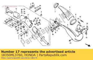 Honda 18350ML3760 composizione corporea, silenzio - Il fondo